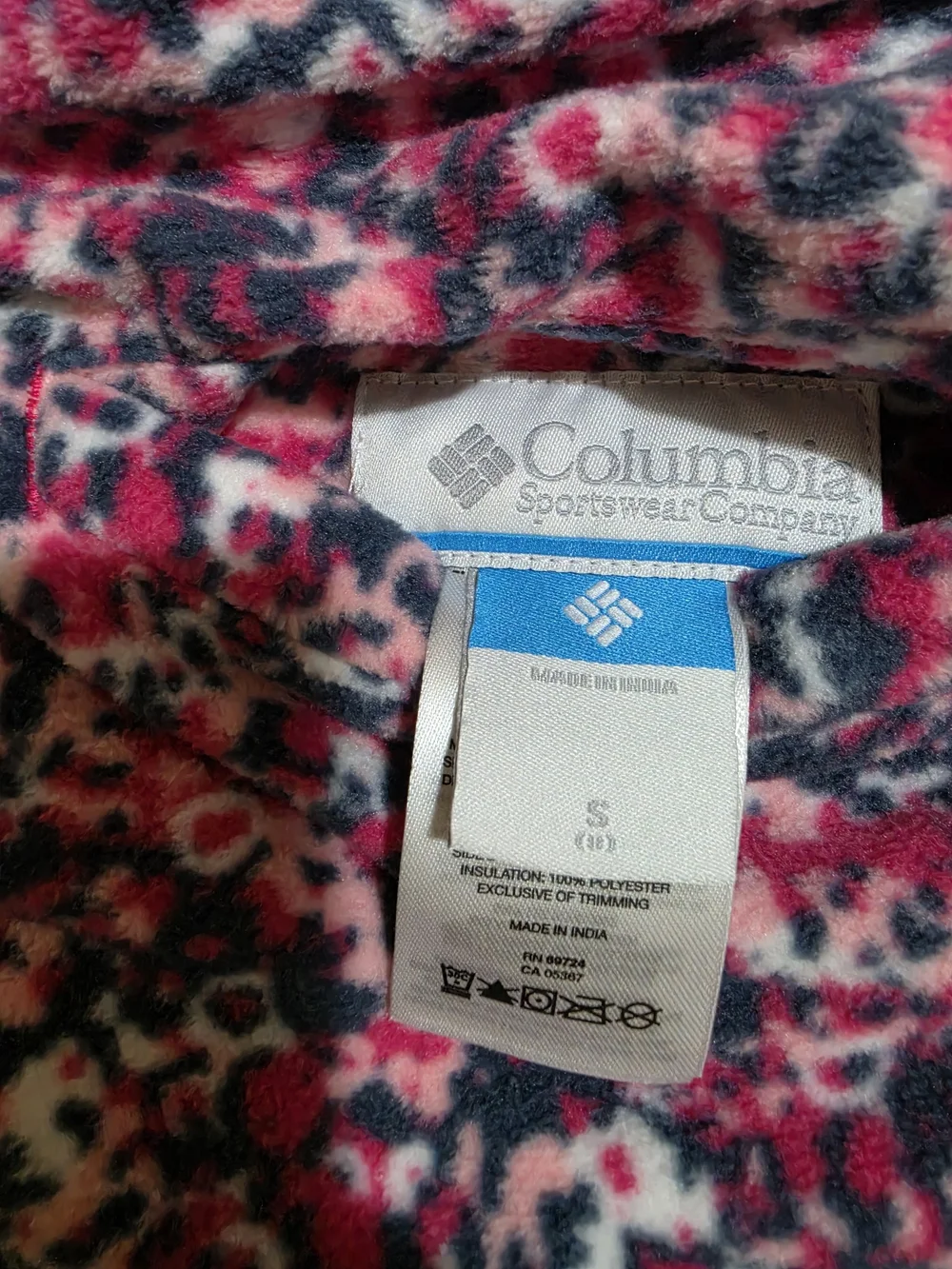 Columbia Neon Pink Quilted Puffer Vest